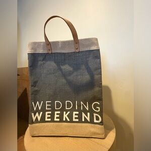 Santa Barbara Market Tote - Wedding Weekend NWT